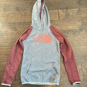 The North Face Hoodie. XS with thumb cutouts on sleeves. Excellent condition